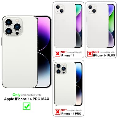 iPhone 14 PRO MAX Skal Fodral Case (Grön)