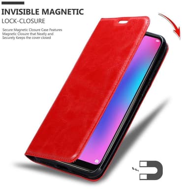 Honor 8C Skal Fodral Case (Röd)