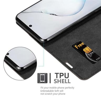 Samsung Galaxy NOTE 10 Skal Fodral Case (Brun)