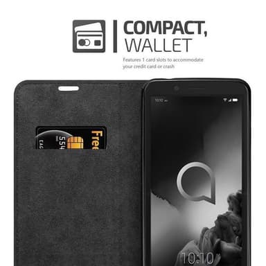 Alcatel 1C 2019 Skal Fodral Case (Brun)