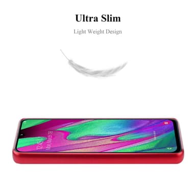 Skal Samsung Galaxy A40 Fodral Case (Röd)