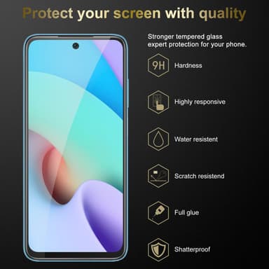 Xiaomi RedMi 10 3x Skyddsglas Skyddsfilm Skärmskydd
