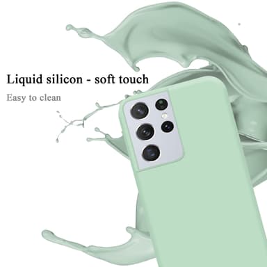 Samsung Galaxy S21 ULTRA Skal Fodral Case (Grön)