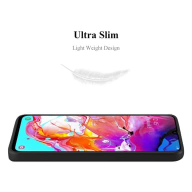 Skal Samsung Galaxy A70 / A70s Fodral Case (Svart)