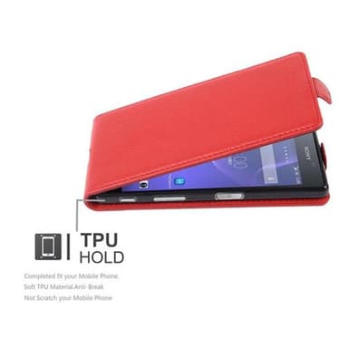 Sony Xperia X PERFORMANCE Flipfodral Skal (Röd)