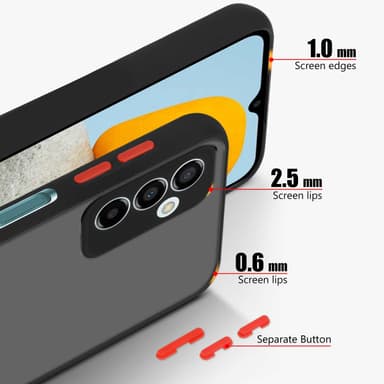 Samsung Galaxy M23 5G Skal Fodral Case (Svart)