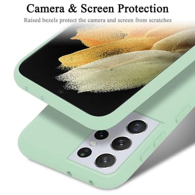 Samsung Galaxy S21 ULTRA Skal Fodral Case (Grön)