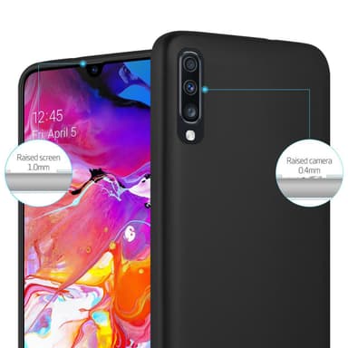 Skal Samsung Galaxy A70 / A70s Fodral Case (Svart)