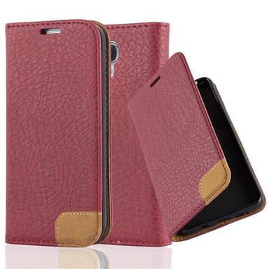 Skal Samsung Galaxy S4 Plånboksfodral (Röd)