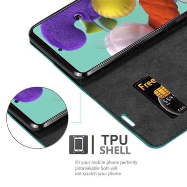 Samsung Galaxy A51 4G / M40s Skal Fodral Case (Turkos)