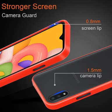 Samsung Galaxy A01 Skal Fodral Case (Transparent)