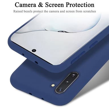 Samsung Galaxy NOTE 10 Skal Fodral Case (Blå)