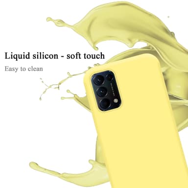 Oppo FIND X3 LITE Skal Fodral Case (Gul)