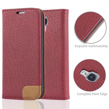Skal Samsung Galaxy S4 Plånboksfodral (Röd)