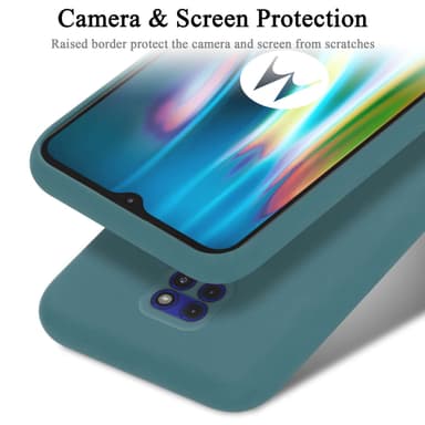 Motorola MOTO G9 PLAY Skal Fodral Case (Grön)