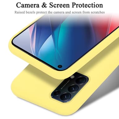 Oppo FIND X3 LITE Skal Fodral Case (Gul)