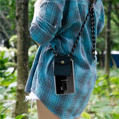 Samsung Galaxy S9 PLUS Skal Fodral Kedja (Svart)