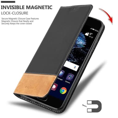 Huawei P10 Skal Fodral Case (Svart)