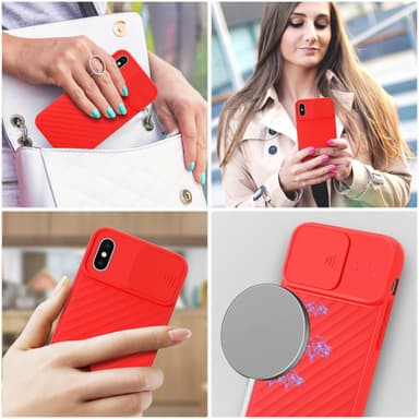 iPhone XR Skal Fodral Case (Röd)