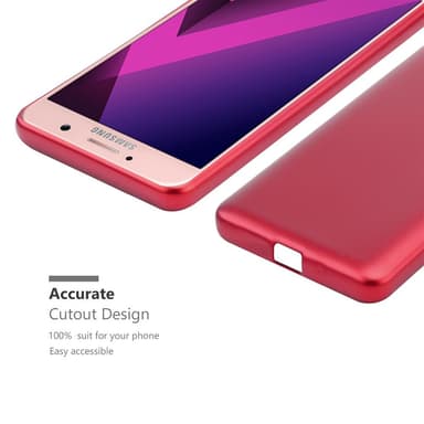 Skal Samsung Galaxy A7 2017 Fodral Case (Röd)