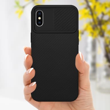 Skal iPhone XS MAX Fodral Case (Svart)
