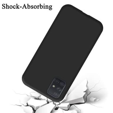 Samsung Galaxy A51 5G Skal Fodral Case (Svart)