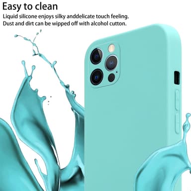 iPhone 12 / 12 PRO Skal Fodral Kedja (Turkos)