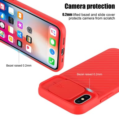 iPhone XR Skal Fodral Case (Röd)