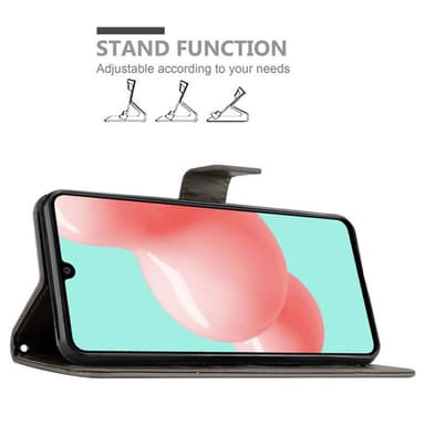 Samsung Galaxy A41 Plånboksfodral Skal (Grå)