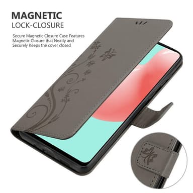 Samsung Galaxy A41 Plånboksfodral Skal (Grå)