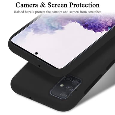 Samsung Galaxy A51 5G Skal Fodral Case (Svart)