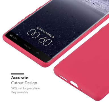 Skal Nokia 8 Sirocco Fodral Case (Röd)