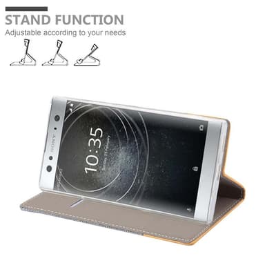 Sony Xperia XA2 ULTRA Plånboksfodral Skal (Grå)