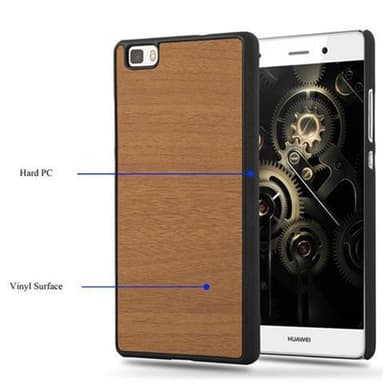 Huawei P8 LITE 2015 Skal Fodral Case (Brun)