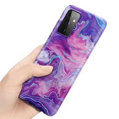 Samsung Galaxy A72 4G / 5G Plånboksfodral Skal (Lila)