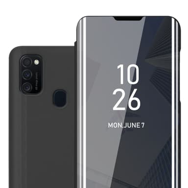 Samsung Galaxy M21 / M30s Plånboksfodral Skal (Svart)