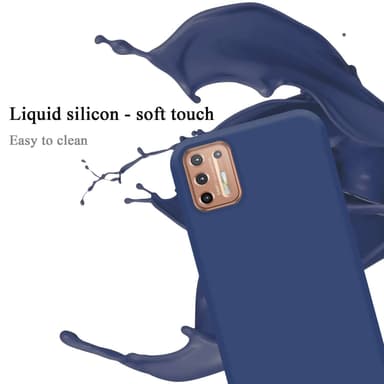 Motorola MOTO G9 PLUS Skal Fodral Case (Blå)