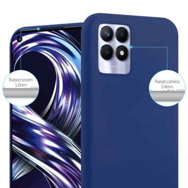 Skal Realme 8i / Narzo 50 4G Fodral Case (Blå)