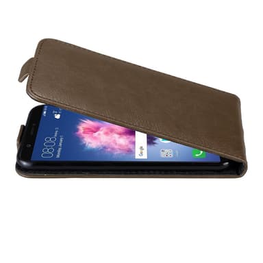 Huawei P SMART 2018 / Enjoy 7S Flipfodral Skal (Brun)