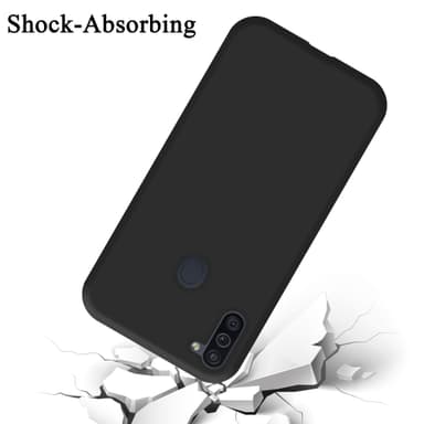 Samsung Galaxy A11 / M11 Skal Fodral Case (Svart)