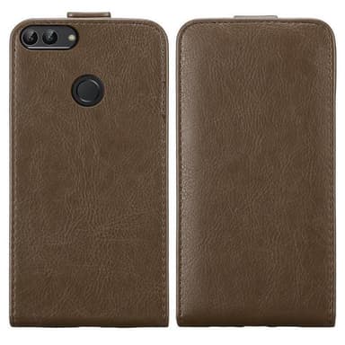 Huawei P SMART 2018 / Enjoy 7S Flipfodral Skal (Brun)