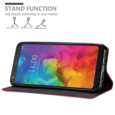 LG Q9 Skal Fodral Case (Röd)