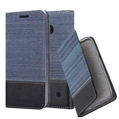Nokia Lumia 550 Plånboksfodral Skal (Blå)