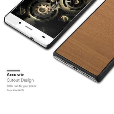 Huawei P8 LITE 2015 Skal Fodral Case (Brun)