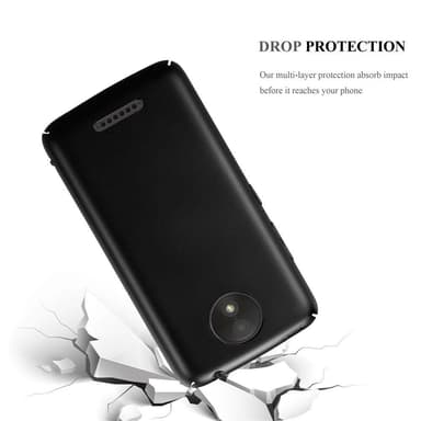 Motorola MOTO C PLUS Skal Fodral Case (Svart)