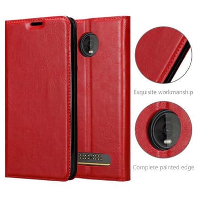 Motorola MOTO Z4 Skal Fodral Case (Röd)