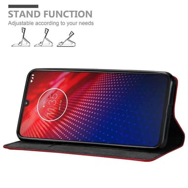 Motorola MOTO Z4 Skal Fodral Case (Röd)