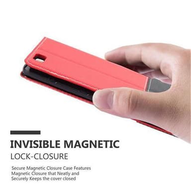 Huawei P8 LITE 2015 Skal Fodral Case (Röd)