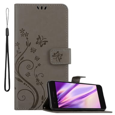 LG K8 2018 / K9 2018 Plånboksfodral Skal (Grå)