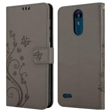 LG K8 2018 / K9 2018 Plånboksfodral Skal (Grå)